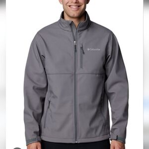 Columbia Men’s Ascender Softshell Jacket - XXL - Grey - EUC